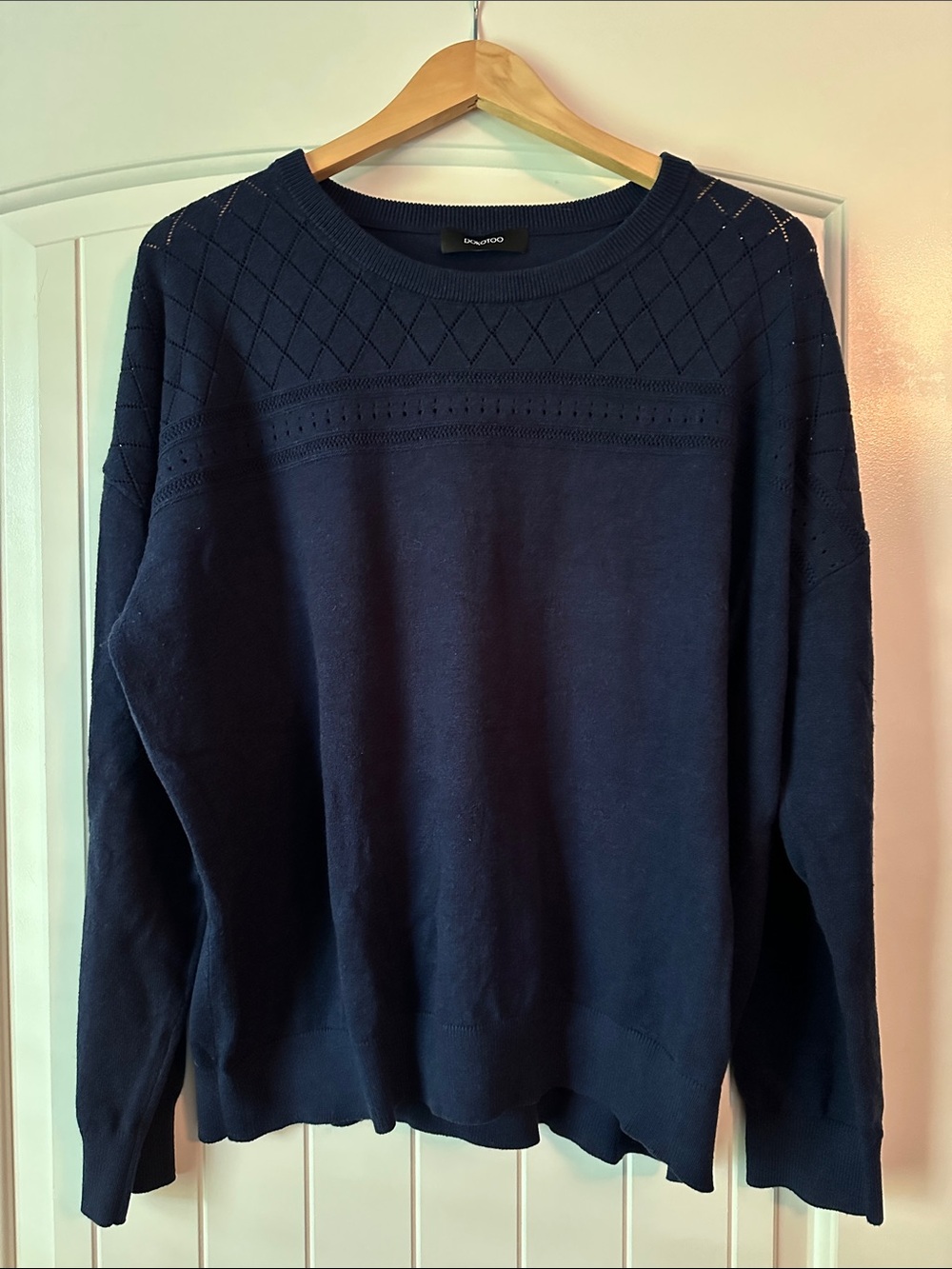 Women's Navy Crewneck Sweater